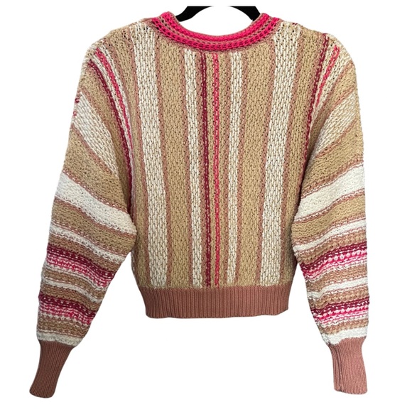 LAST CHANCE Free People Show Me Love Oversize Crop Sweater - Picture 5 of 7